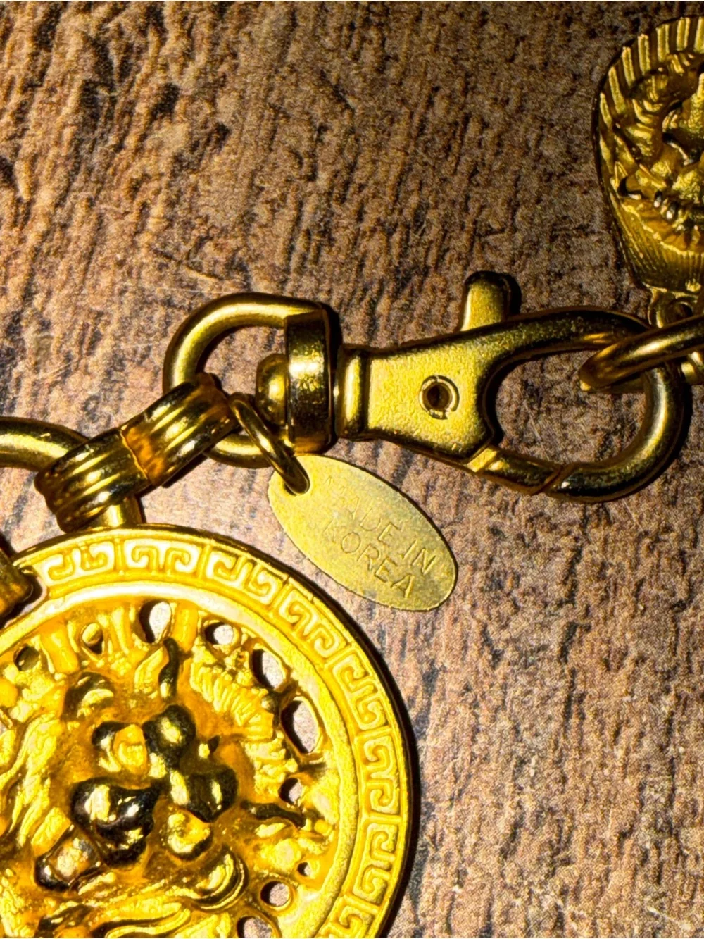 Motion East Lion Belt Gold Tone Adjustable